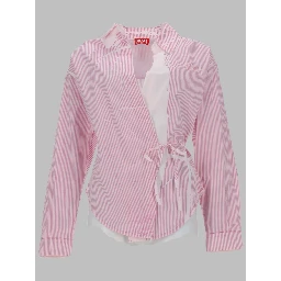 CAMICIA IN POPELINE AVVOLGENTE
