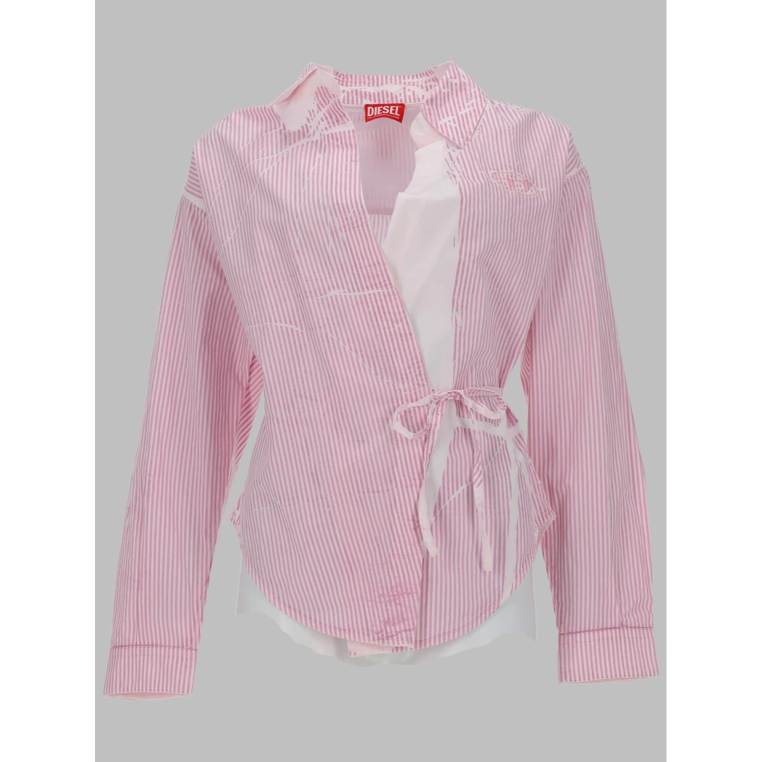 CAMICIA IN POPELINE AVVOLGENTE