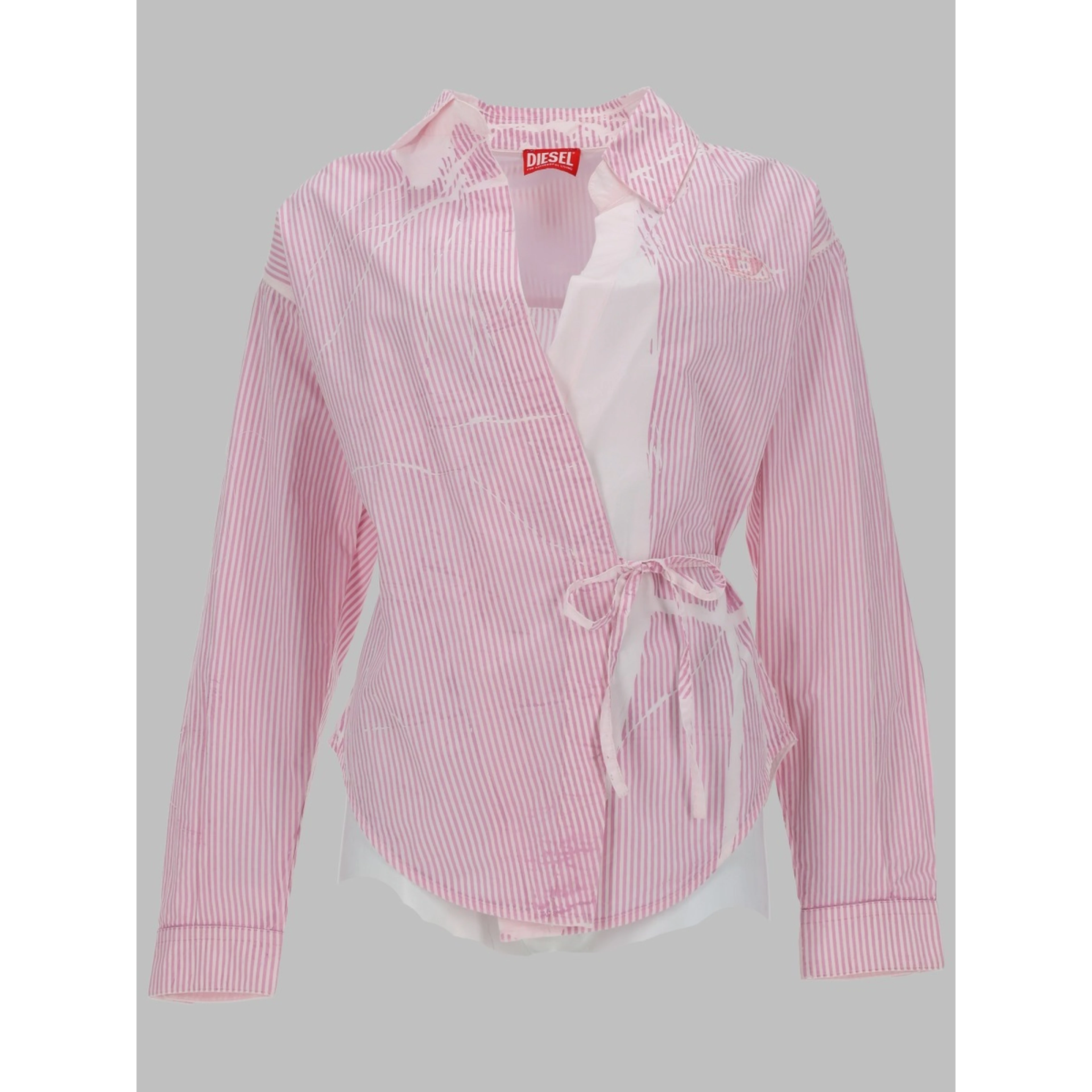 CAMICIA IN POPELINE AVVOLGENTE