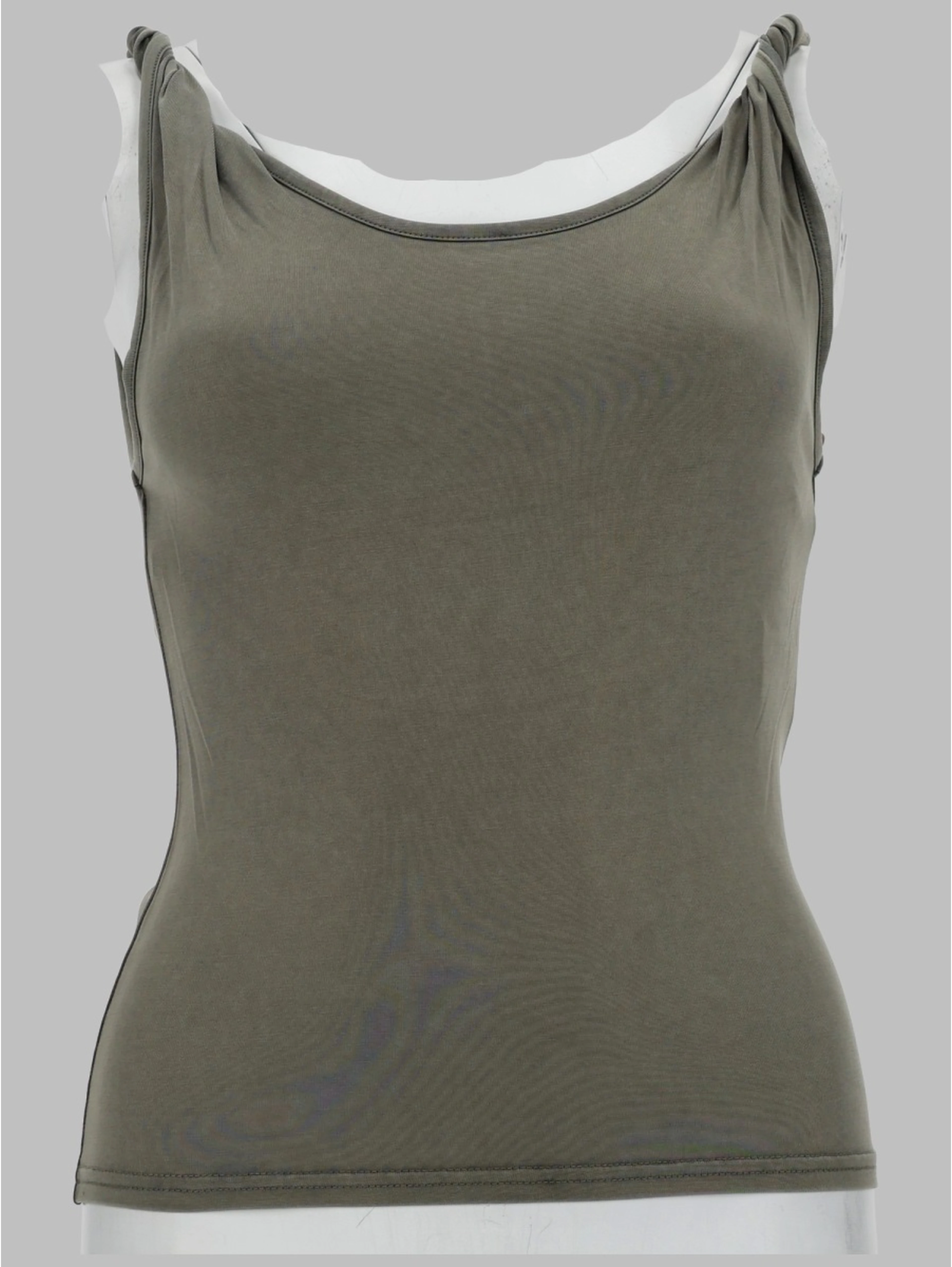 TANK TOP CON SPALLINE ARROTOLATE