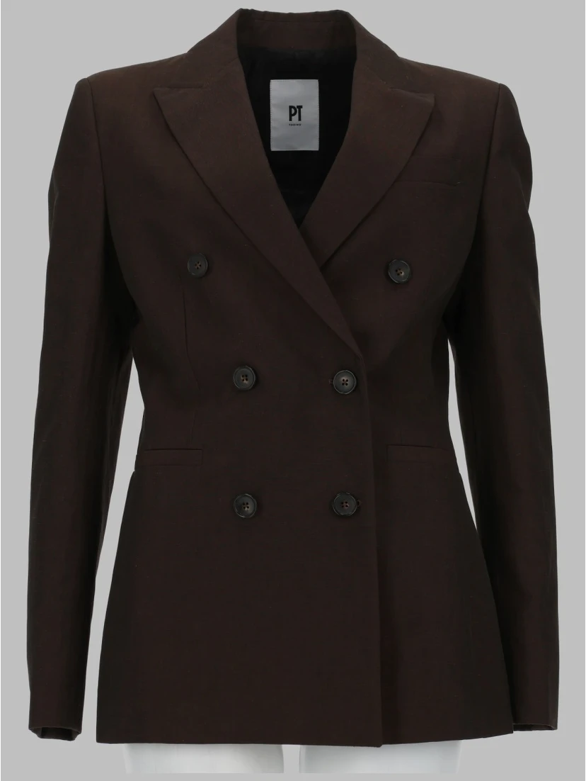 GIACCA "ROMY" IN LINO E COTONE
