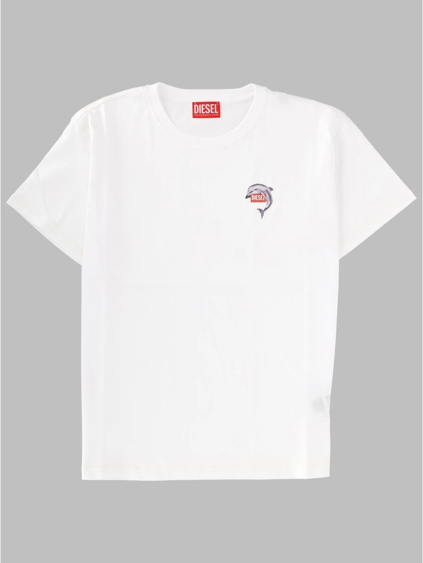 T-SHIRT IN COTONE CON STAMPA LOGO