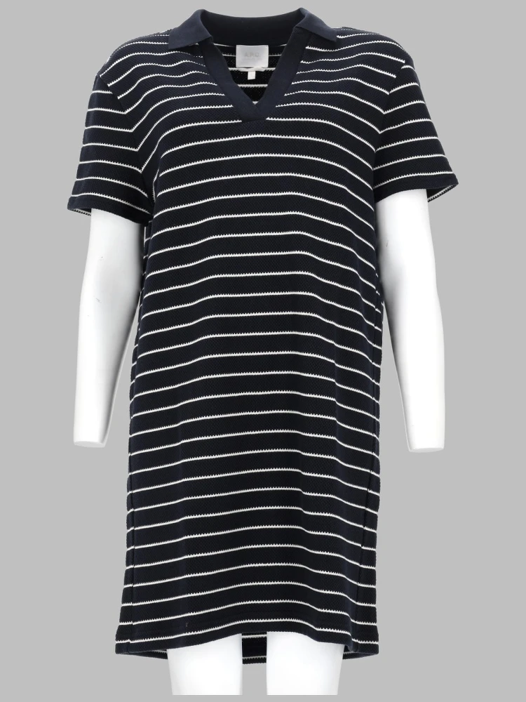 ABITO POLO A RIGHE
