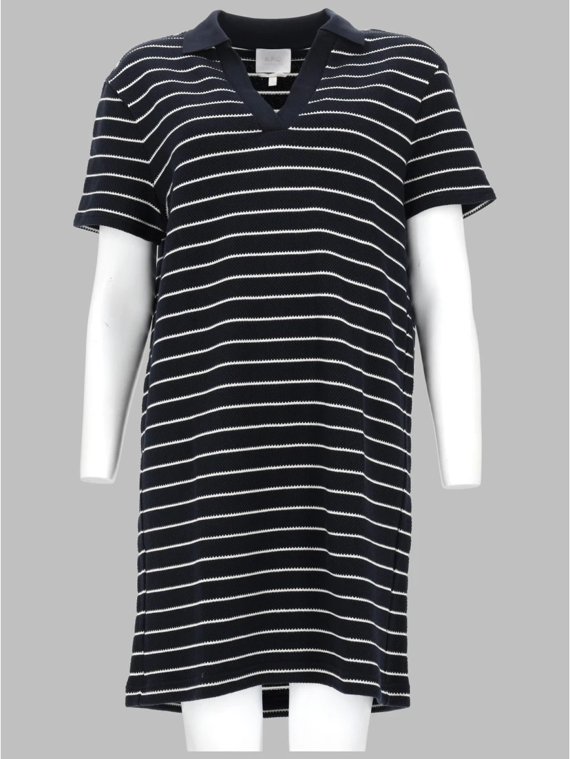 ABITO POLO A RIGHE