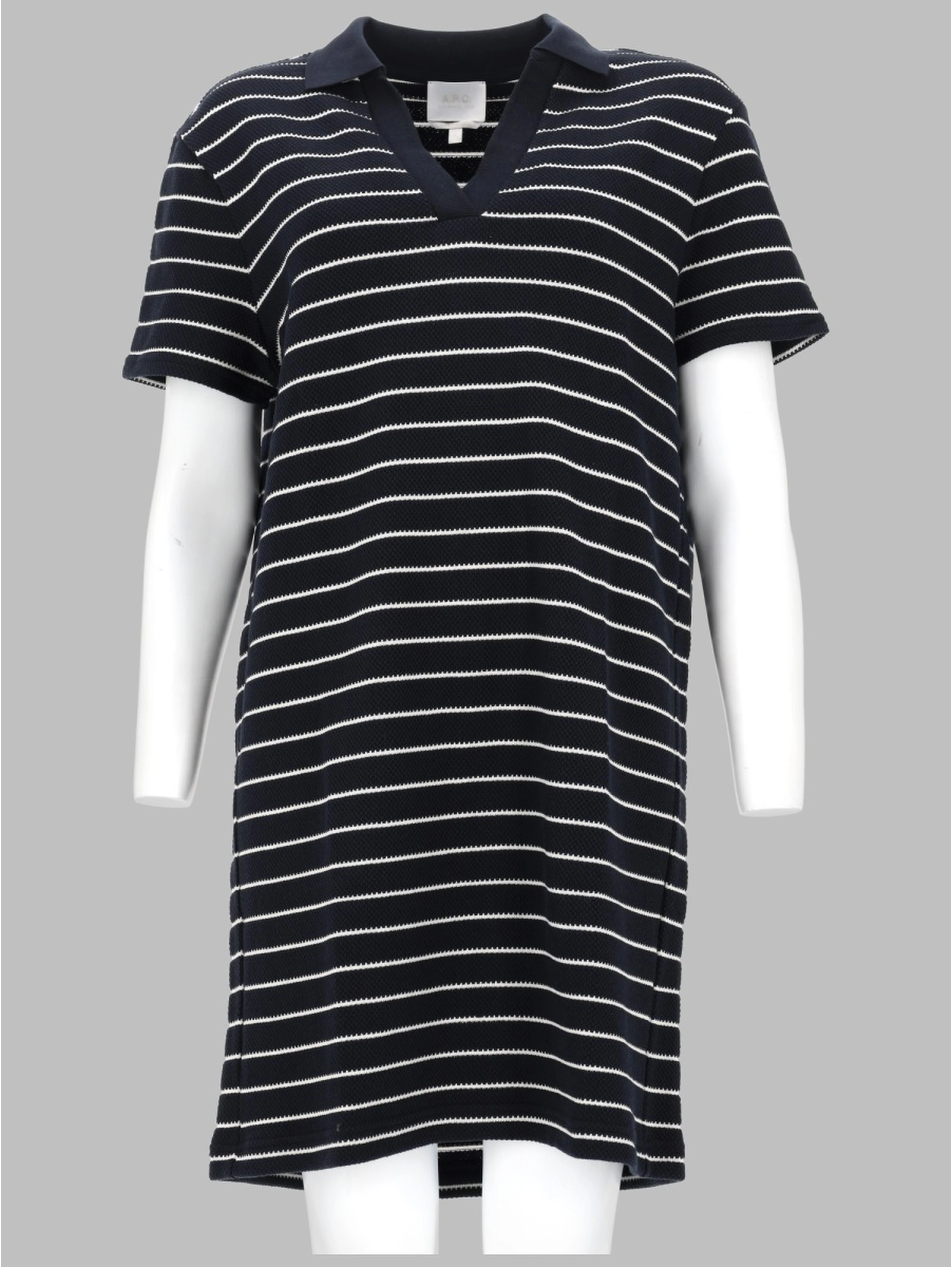 ABITO POLO A RIGHE