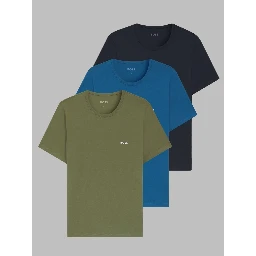 SET DA TRE T-SHIRT INTIME IN COTONE