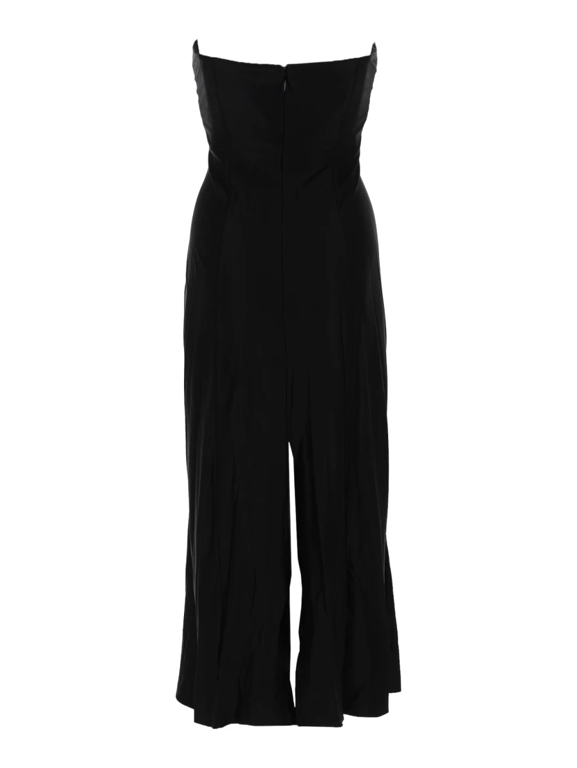 ABITO MIDI CON BUSTIER STRUTTURATO A FORMA DI CUORE