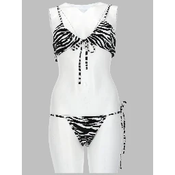 BIKINI "IL PRIMO BAGNO" CON STAMPA ANIMALIER