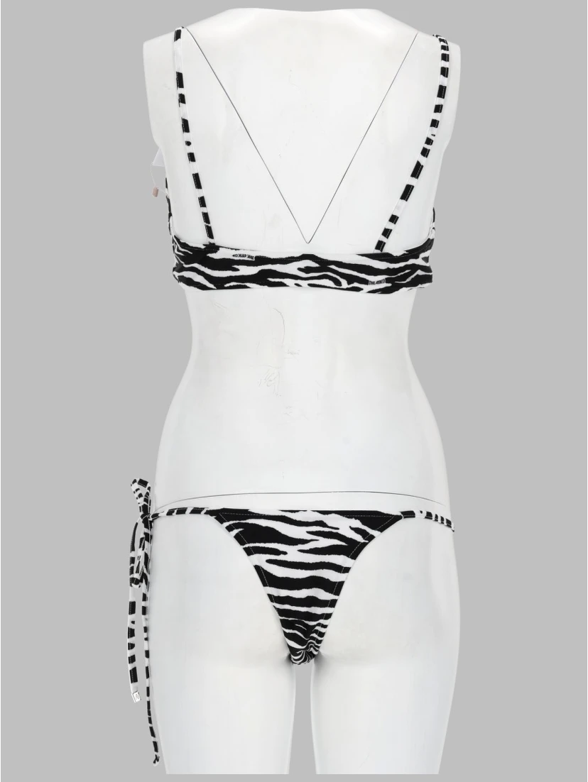 BIKINI "IL PRIMO BAGNO" CON STAMPA ANIMALIER