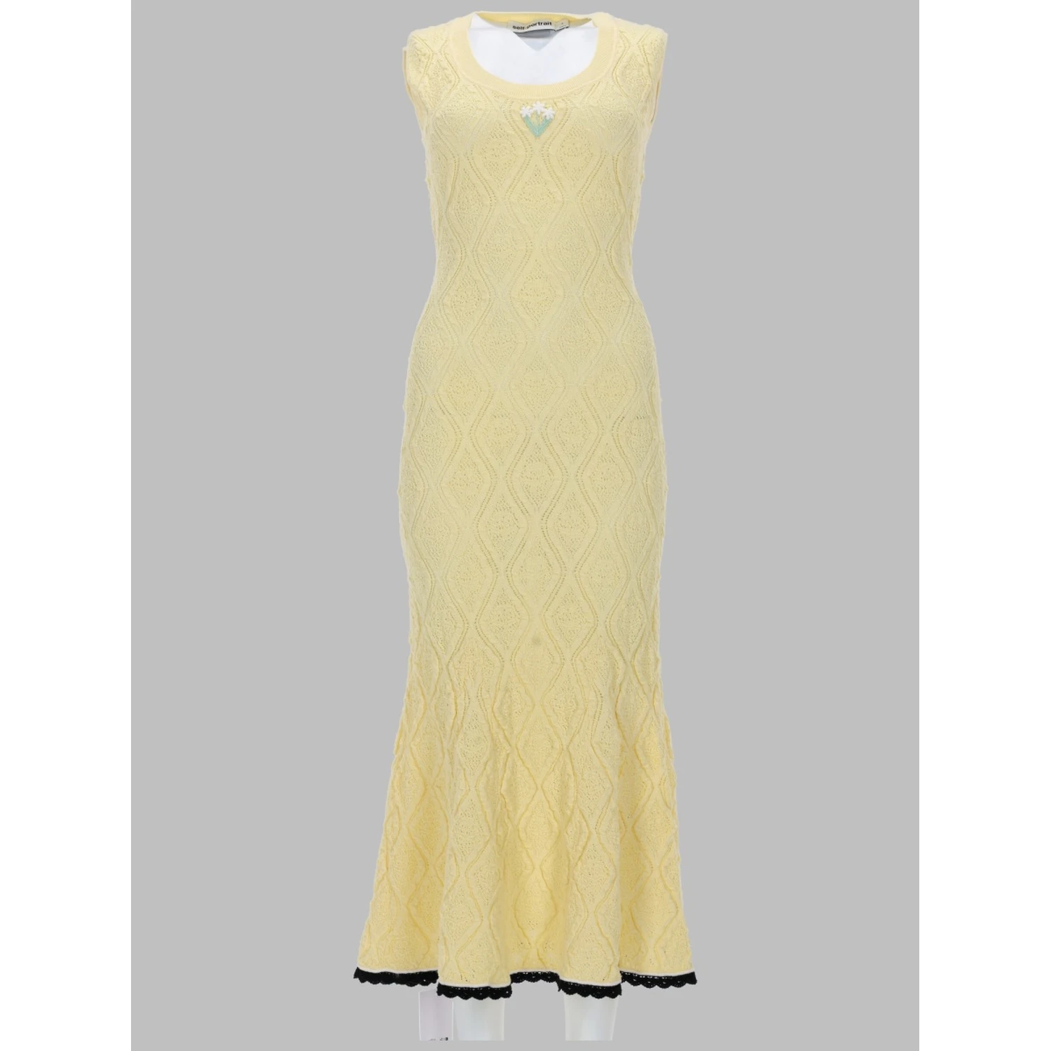 ABITO MIDI IN MAGLIA TRAFORATA