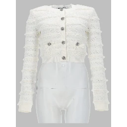CARDIGAN TRAFORATO CON STRASS