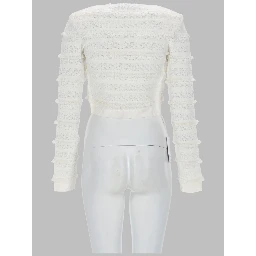 CARDIGAN TRAFORATO CON STRASS