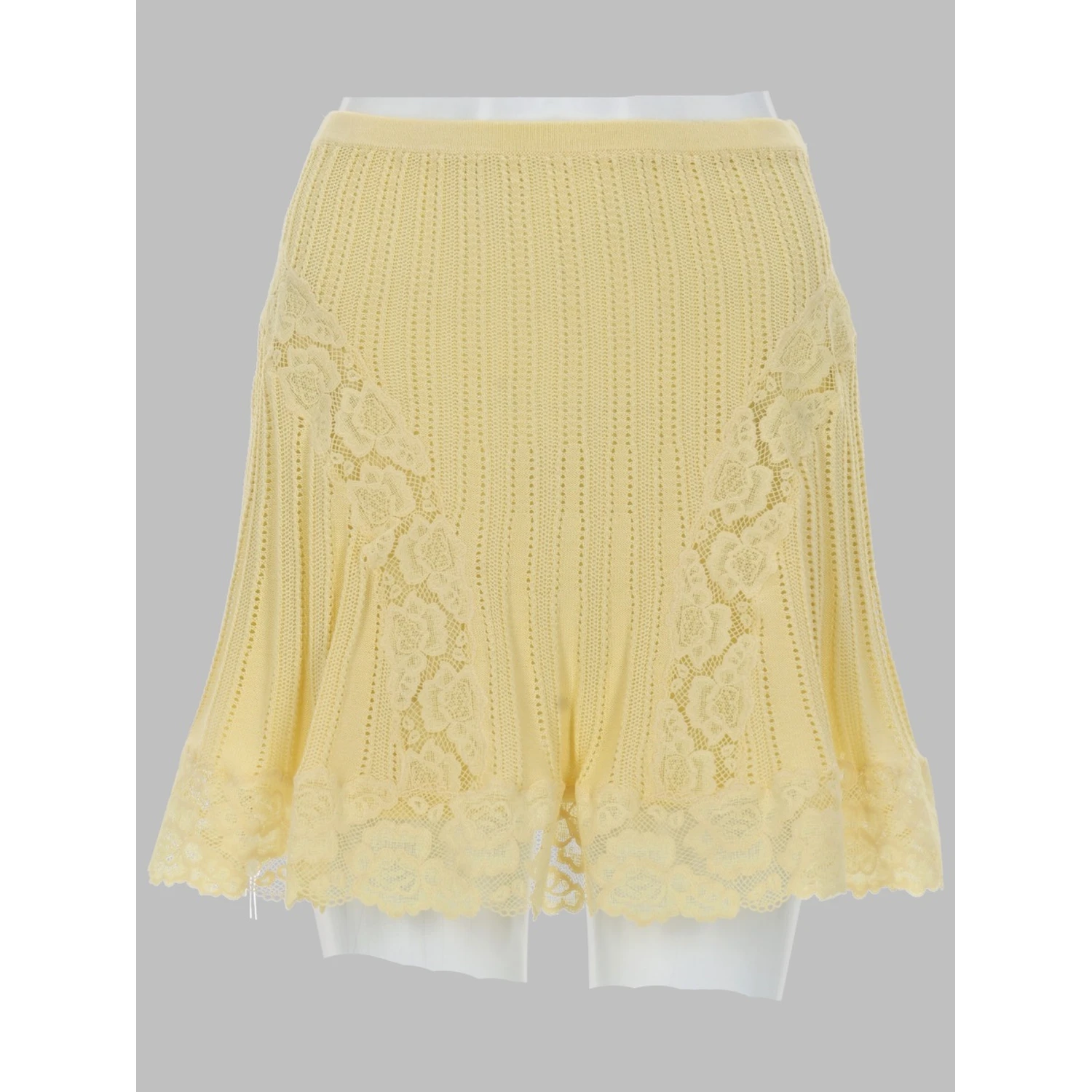 MINIGONNA IN MAGLIA TRAFORATA