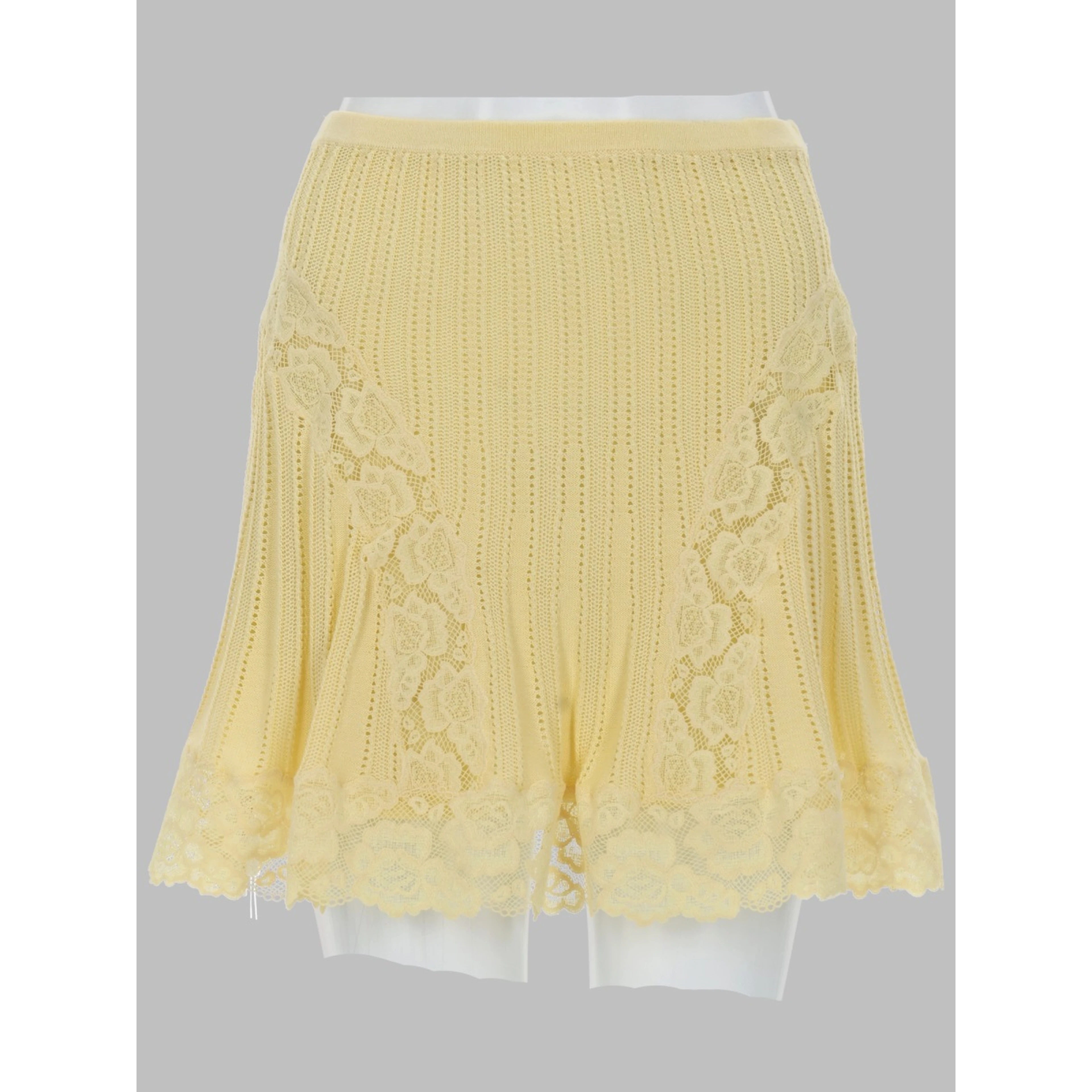 MINIGONNA IN MAGLIA TRAFORATA