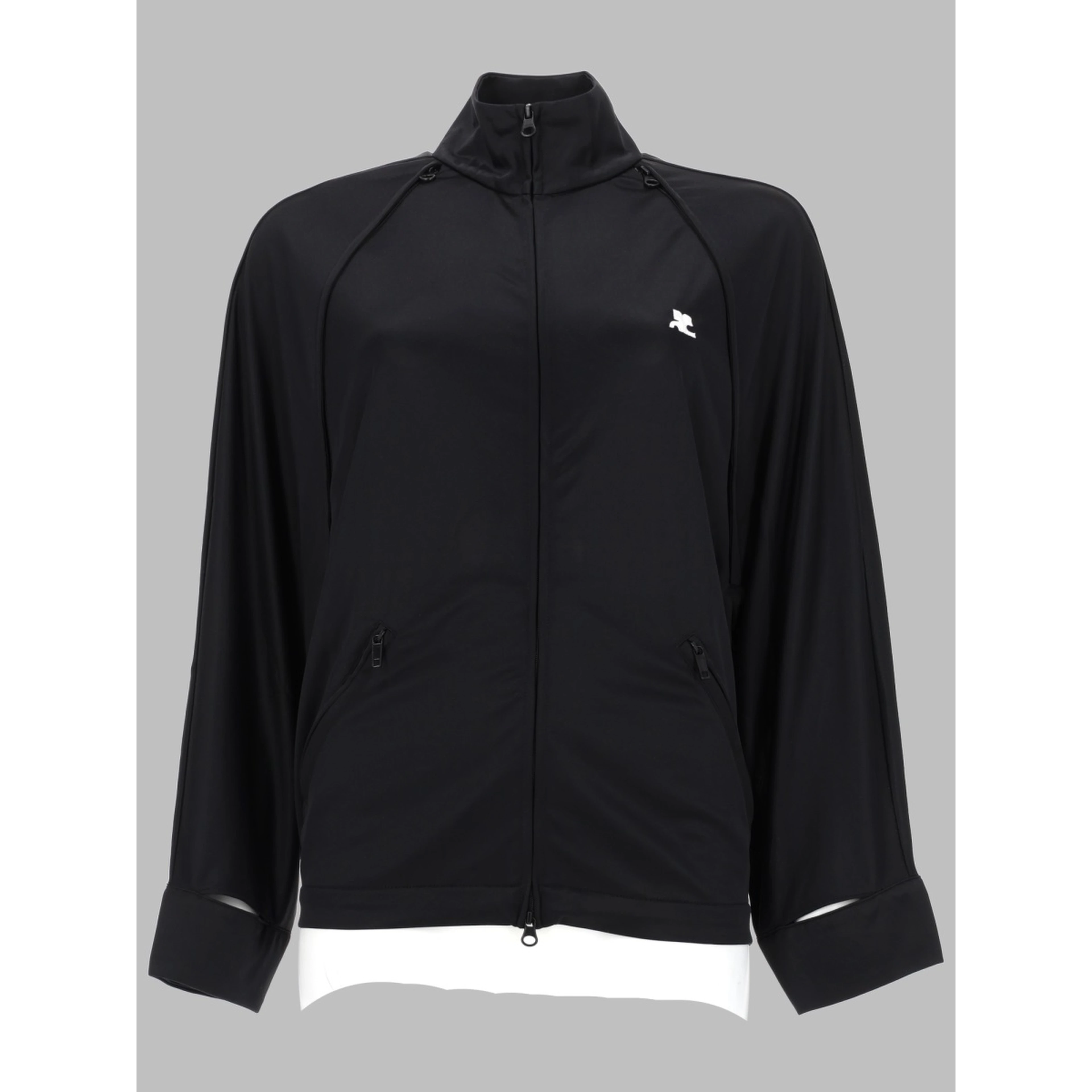 GIACCA TRACK CON MANICHE CUT-OUT
