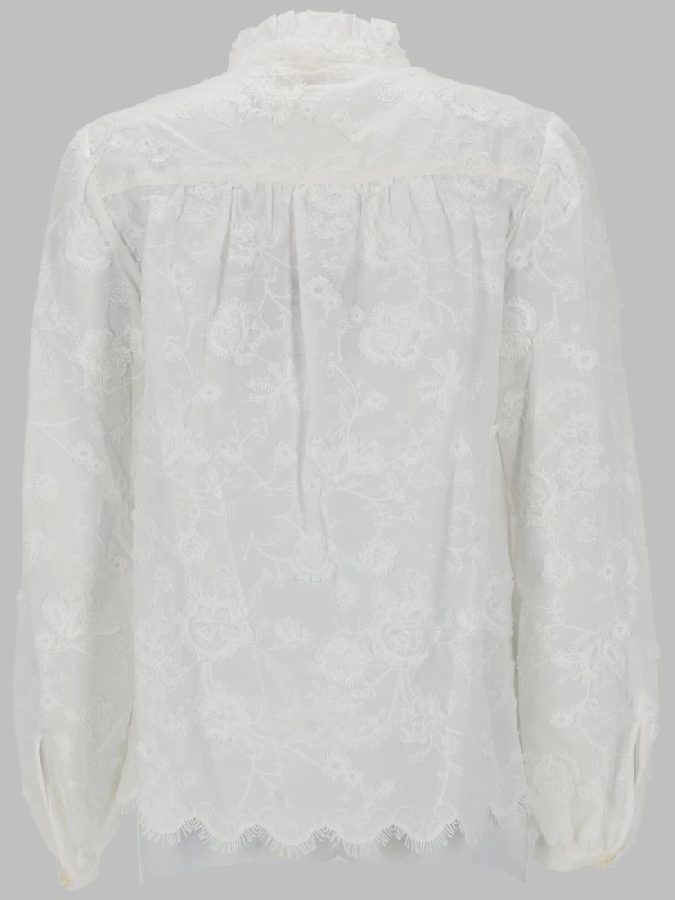 CAMICETTA IN VOILE CON RICAMI FLOREALI alternative