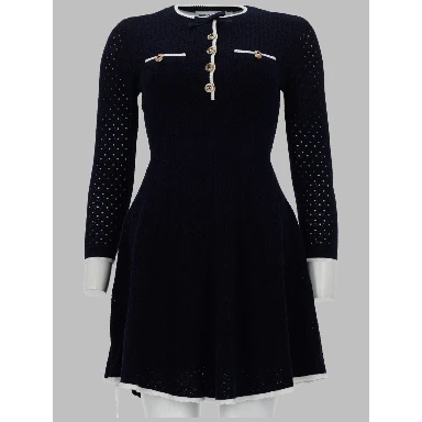 MINI ABITO IN MAGLIA CON FIOCCO