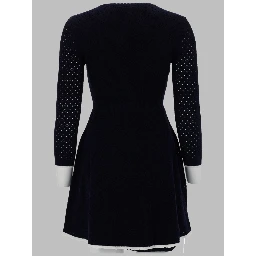 MINI ABITO IN MAGLIA CON FIOCCO