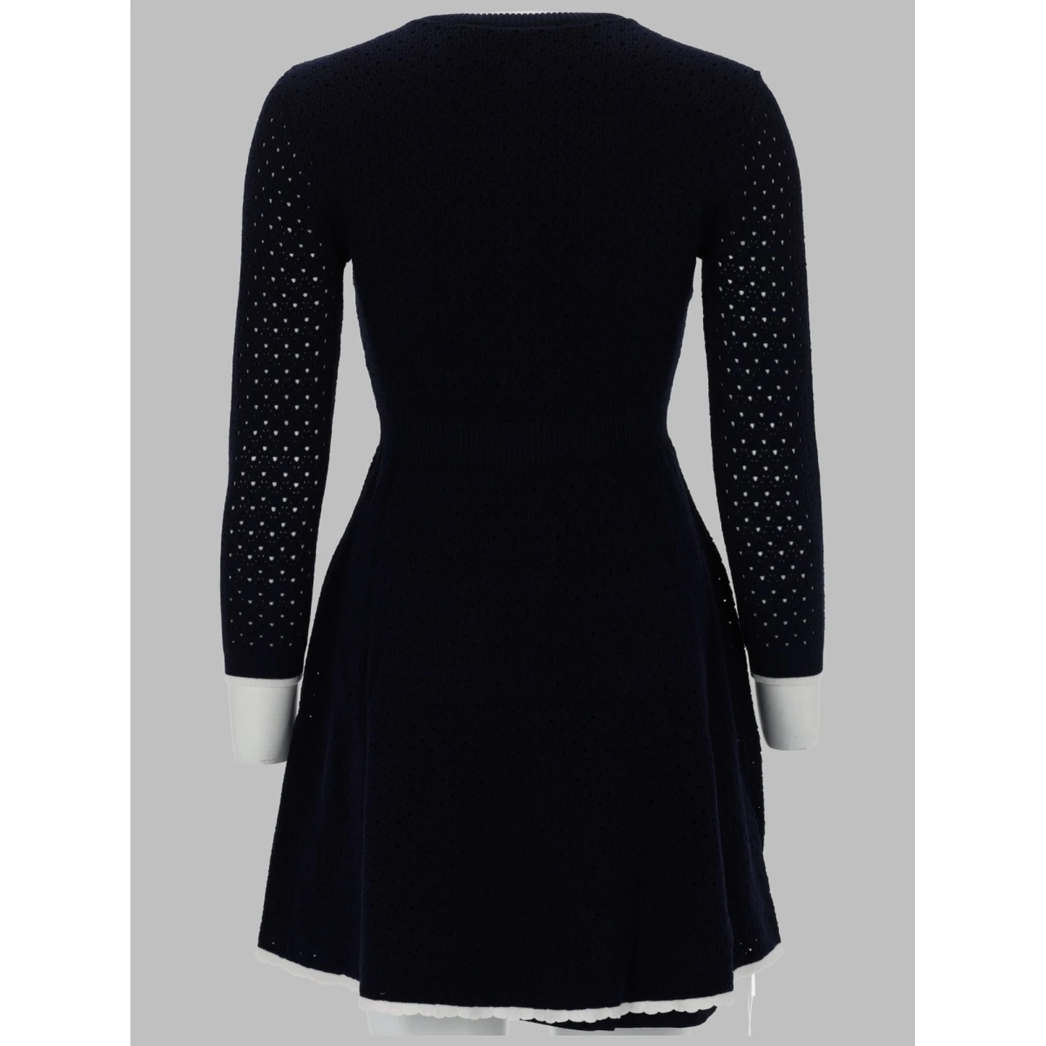 MINI ABITO IN MAGLIA CON FIOCCO