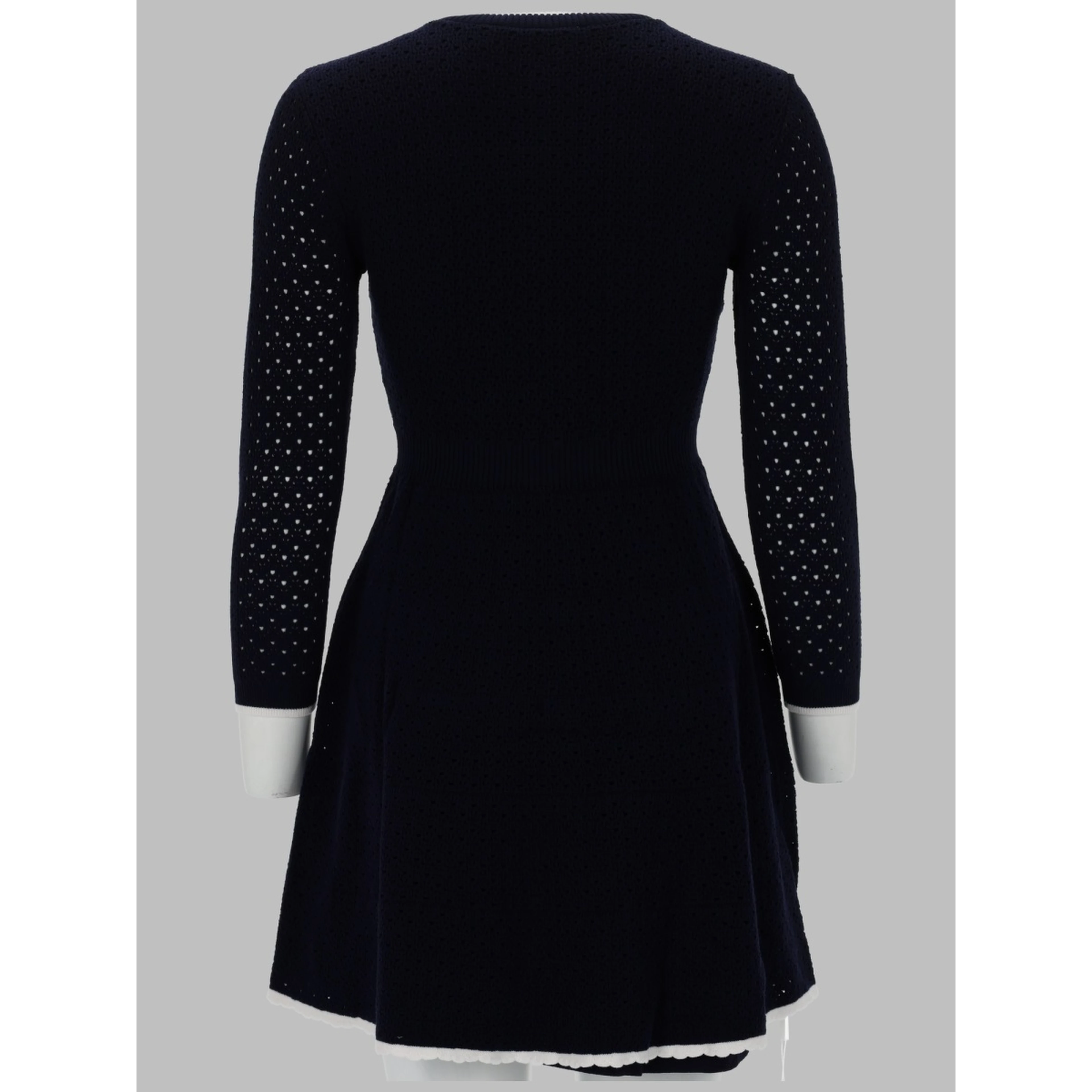 MINI ABITO IN MAGLIA CON FIOCCO