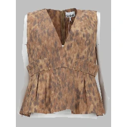 BLUSA IN COTONE CON STAMPA