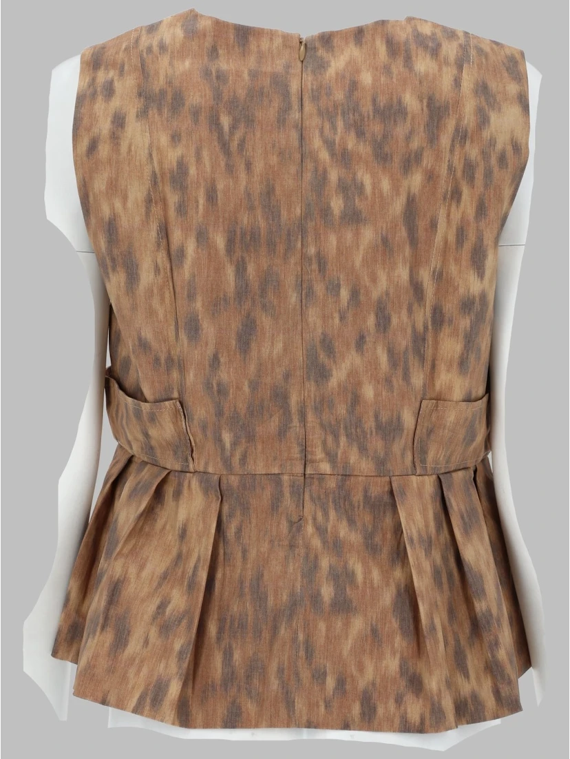 BLUSA IN COTONE CON STAMPA