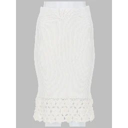 GONNA CON BORDO IN CROCHET