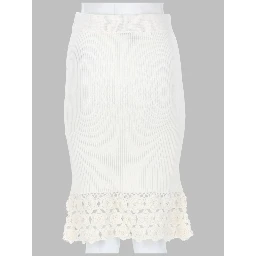 GONNA CON BORDO IN CROCHET