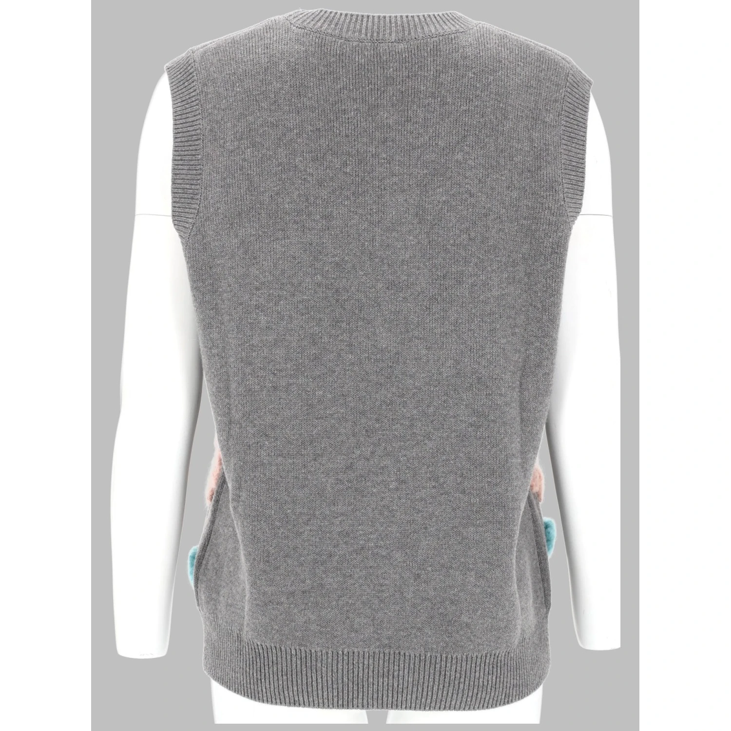 GILET CON APPLICAZIONI FLOREALI