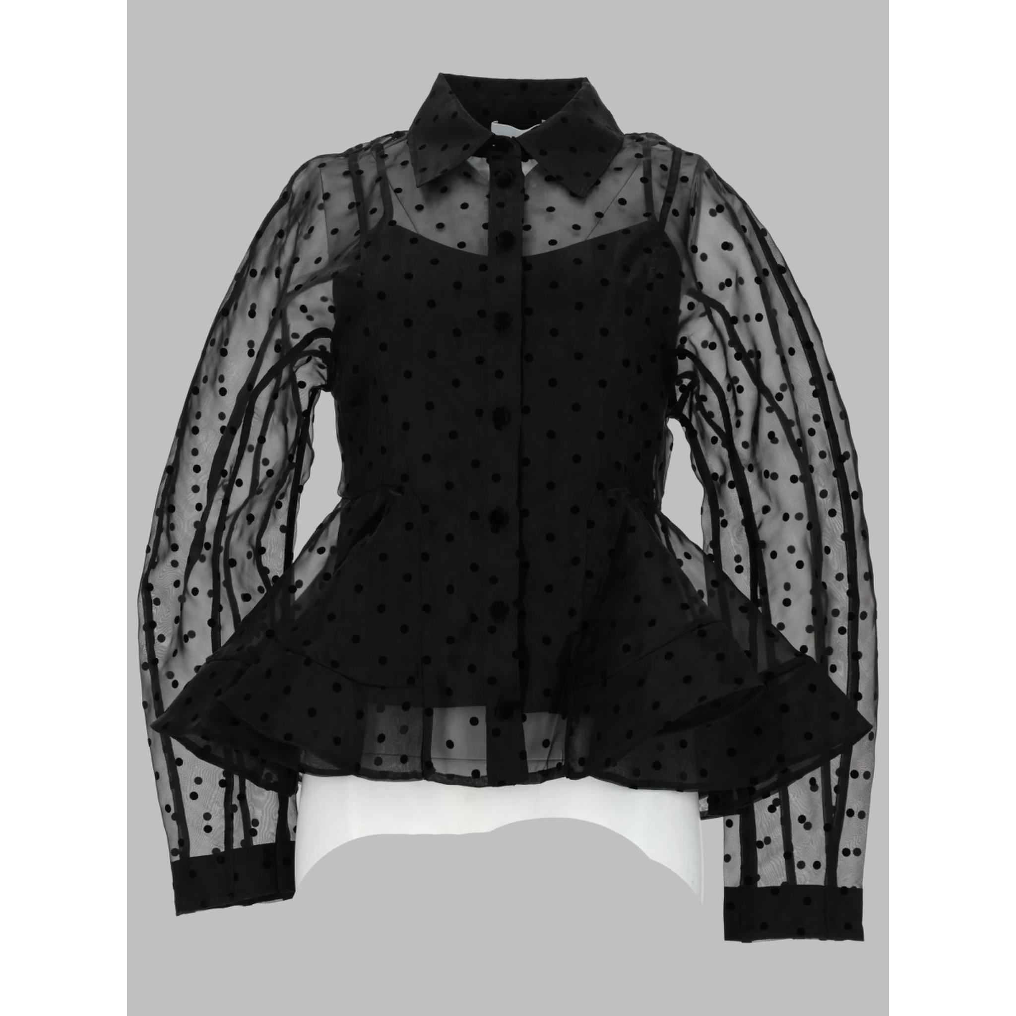 CAMICIA "PEPLUM" IN ORGANZA