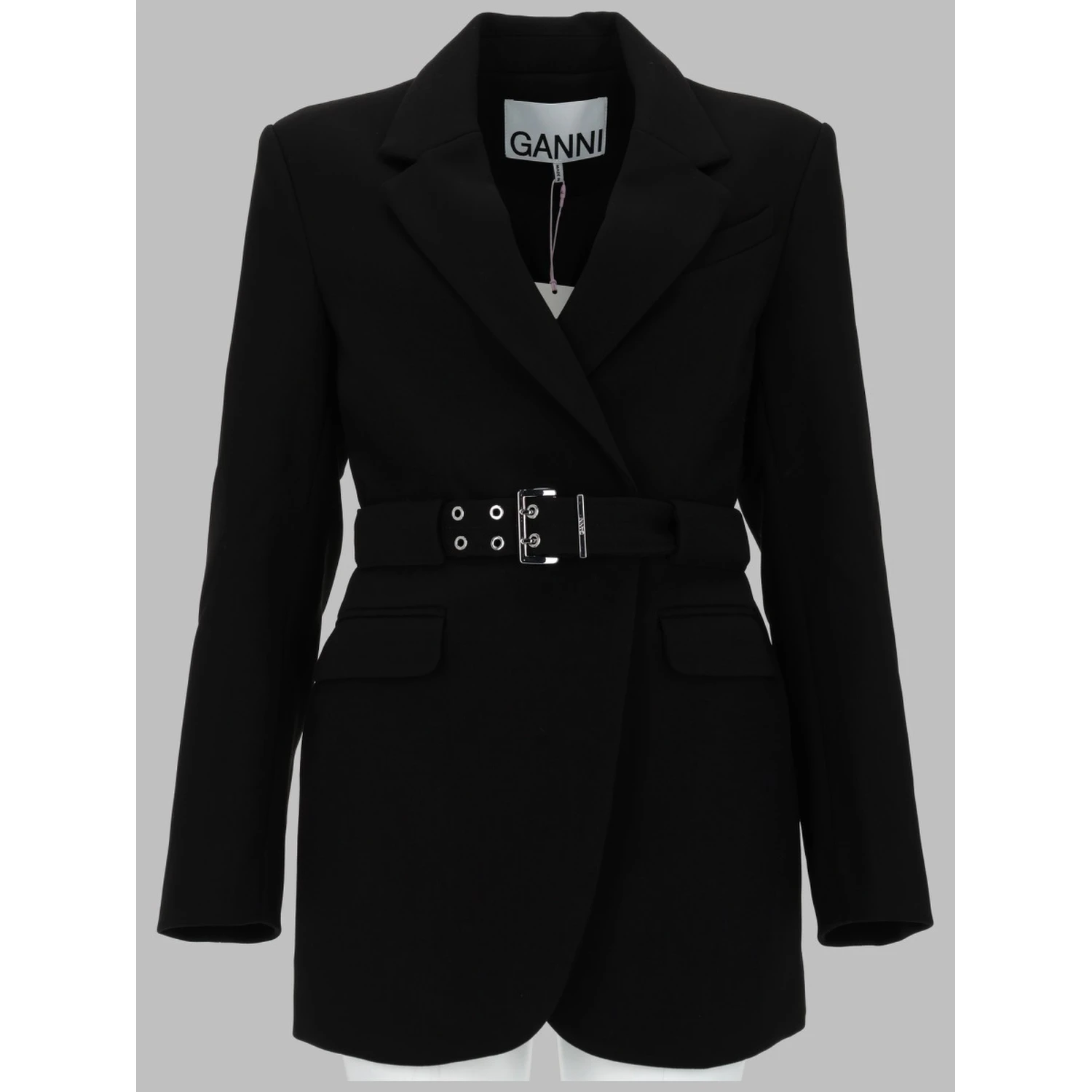 BLAZER IN CREPE CON CINTURA