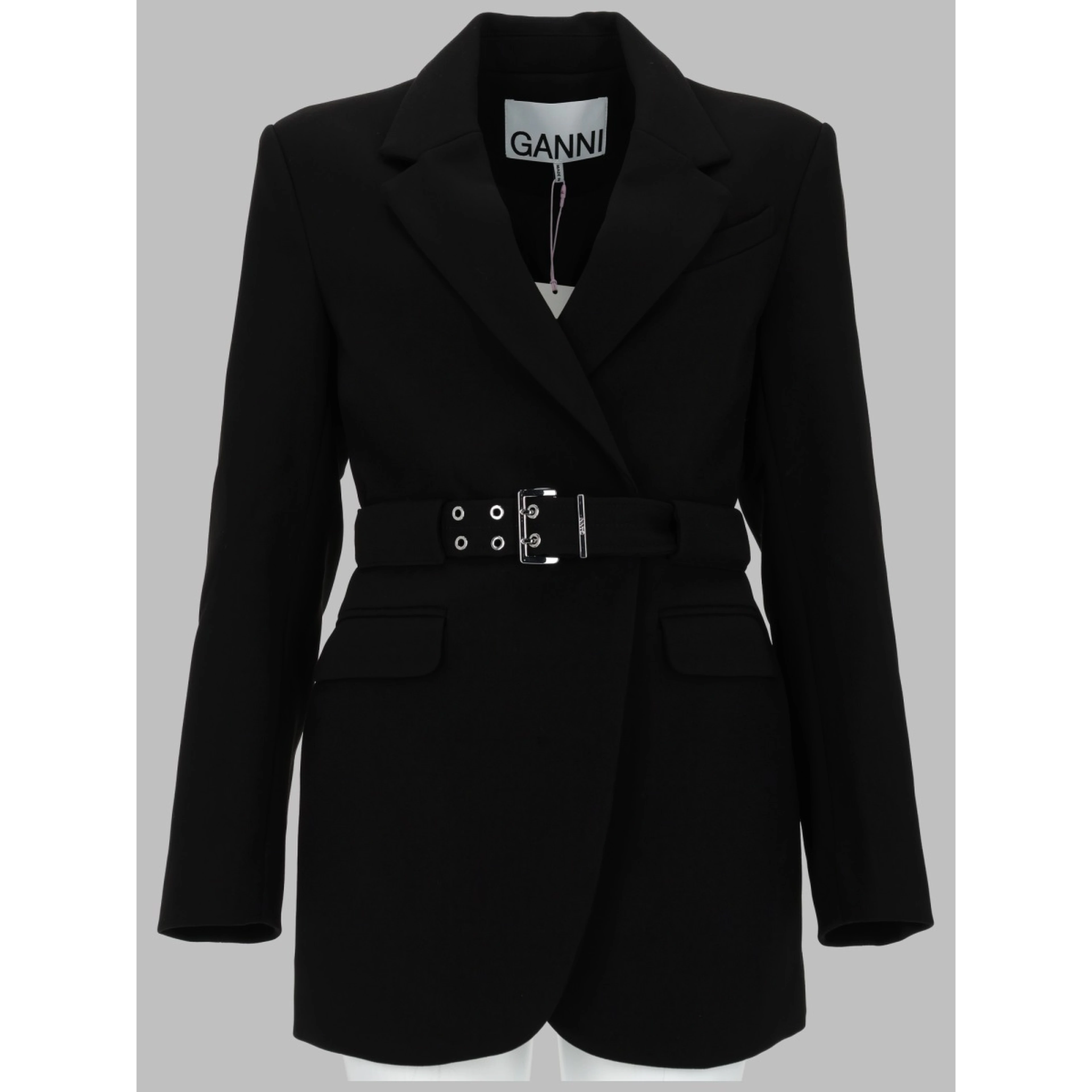 BLAZER IN CREPE CON CINTURA