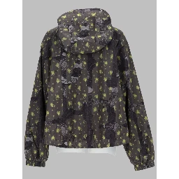 GIACCA IN NYLON LEGGERO CON STAMPA