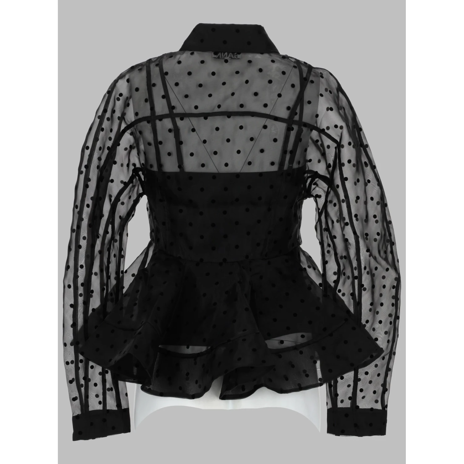 CAMICIA "PEPLUM" IN ORGANZA
