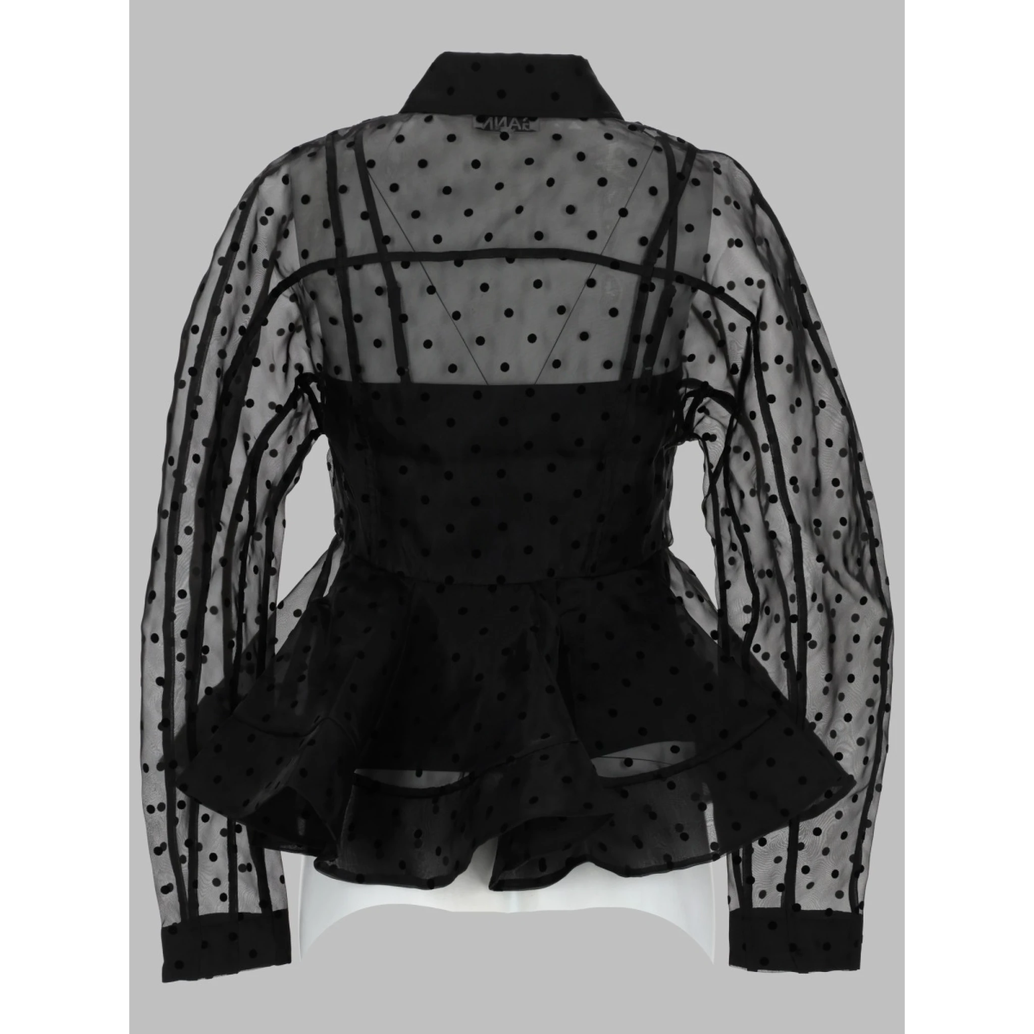 CAMICIA "PEPLUM" IN ORGANZA