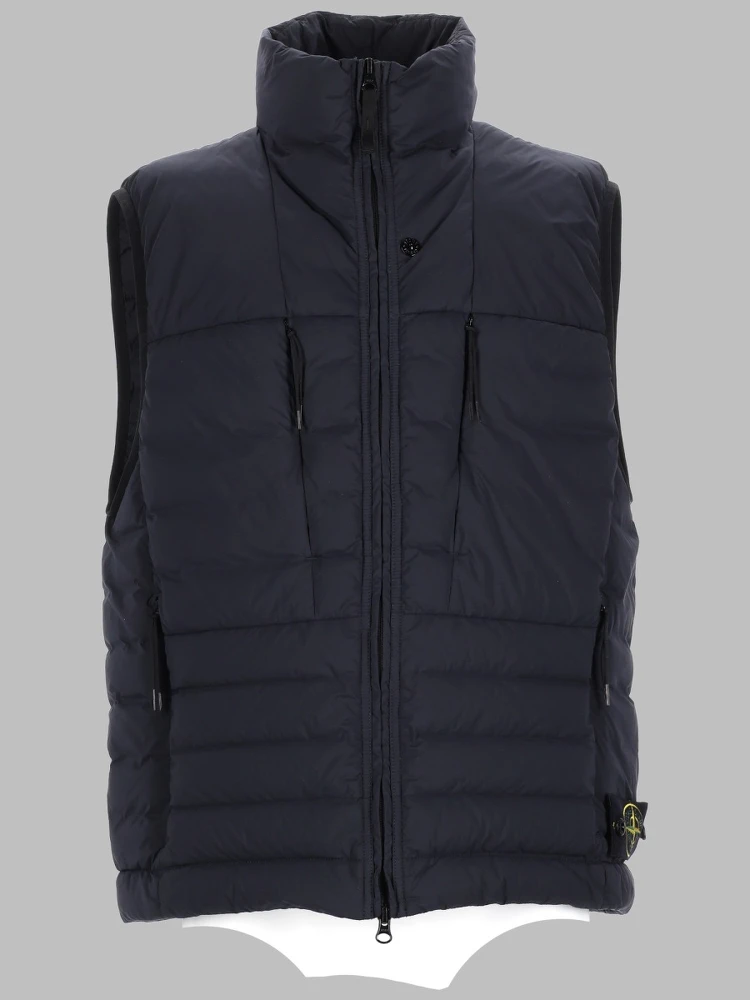 GILET IN PIUMA "SEAMLESS TUNNEL" IN NYLON