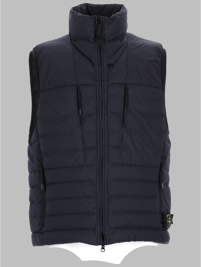 GILET IN PIUMA "SEAMLESS TUNNEL" IN NYLON