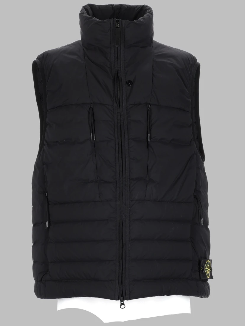 GILET IN PIUMA "SEAMLESS TUNNEL" IN NYLON