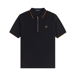 POLO CON ZIP E LOGO