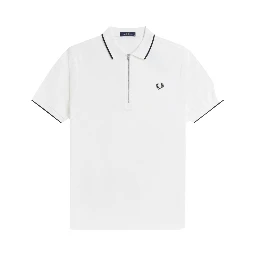POLO CON ZIP E LOGO