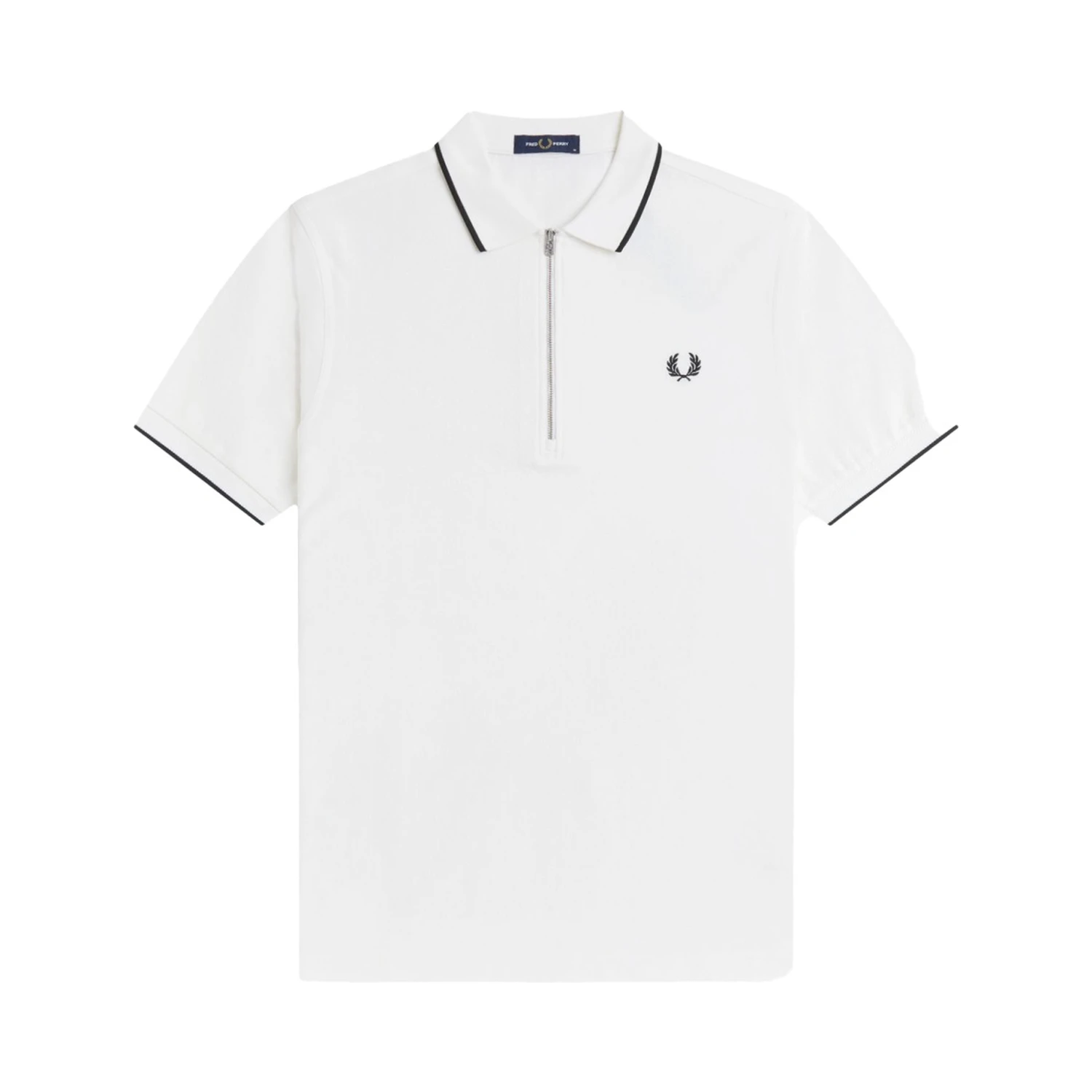 POLO CON ZIP E LOGO