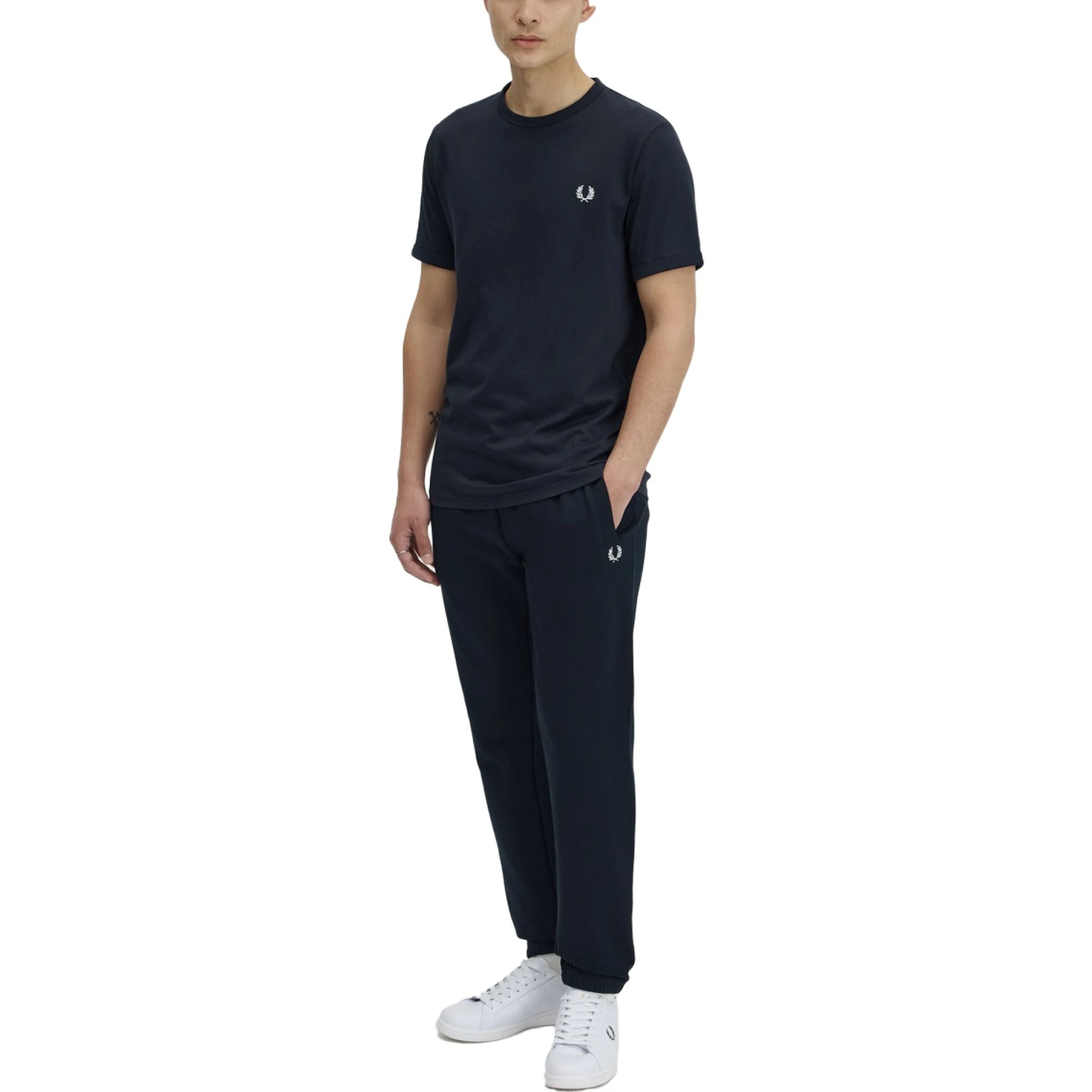 T-SHIRT "RINGER" CON LOGO