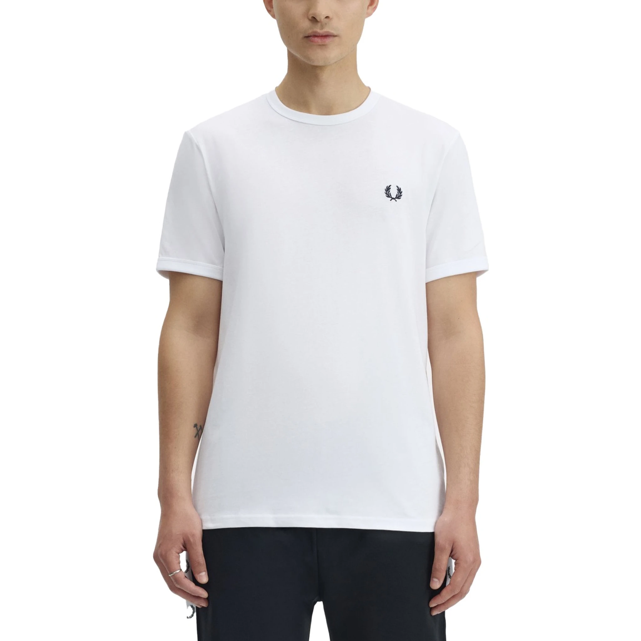 T-SHIRT "RINGER" CON LOGO