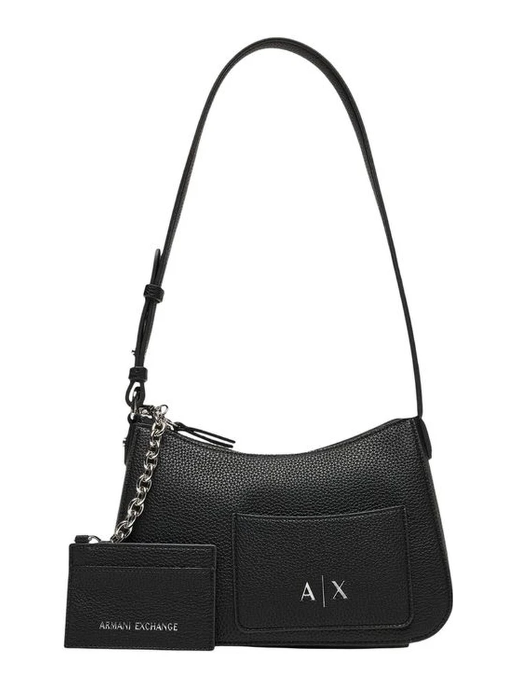 Black Polyester Handbag