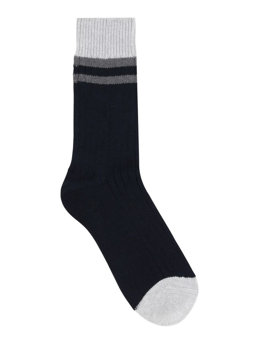 Black Cotton Socks