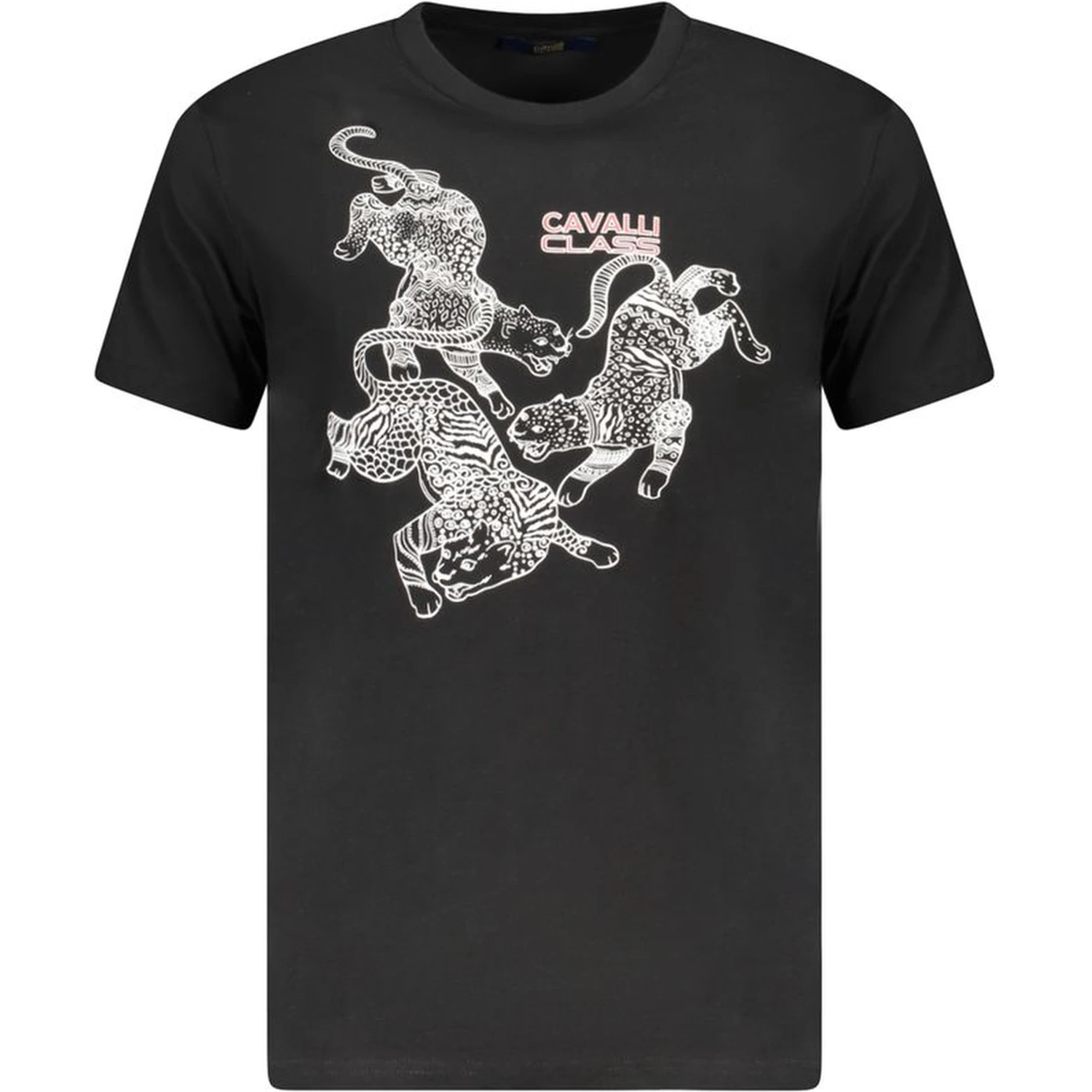Black Cotton Men's T-Shirt
