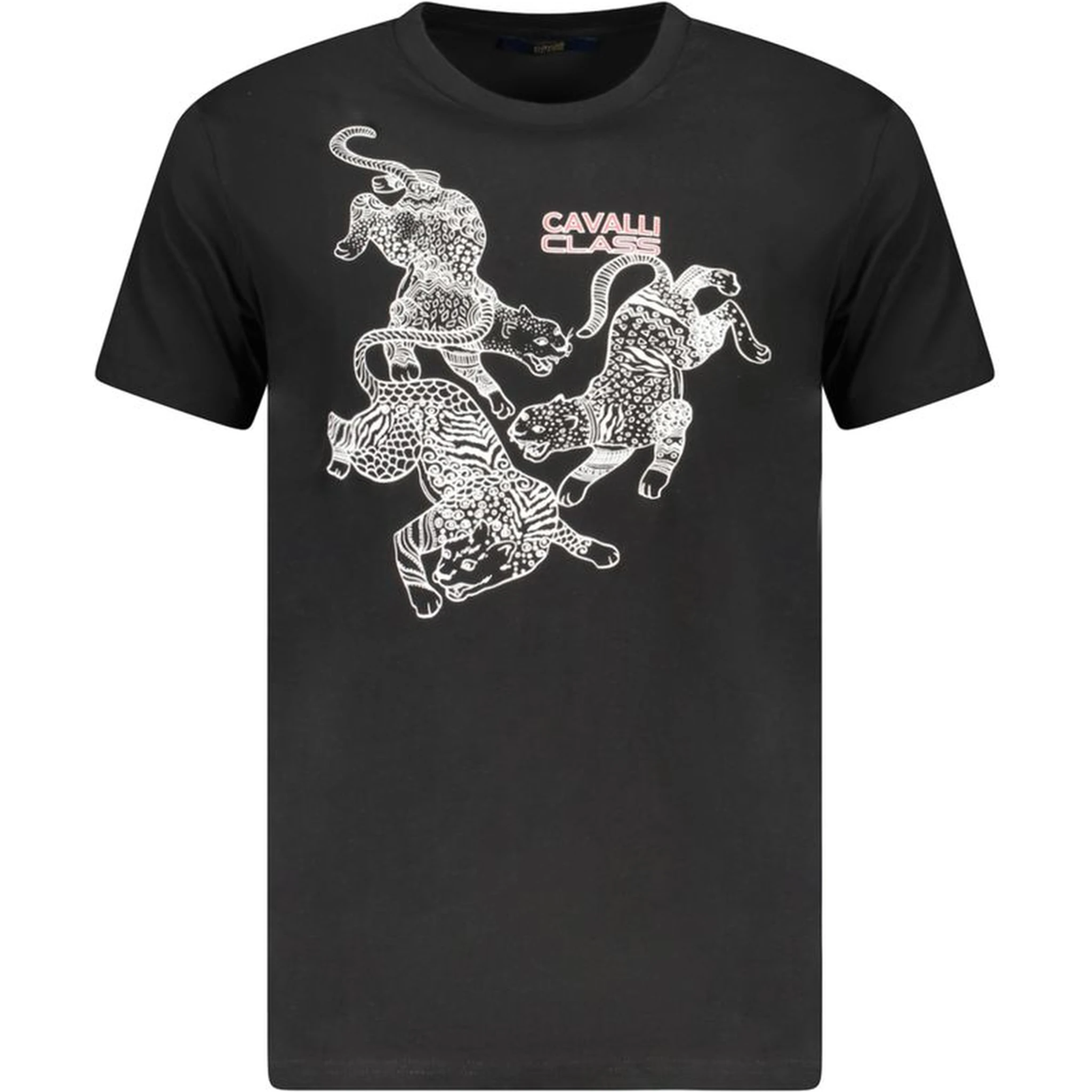 Black Cotton Men's T-Shirt