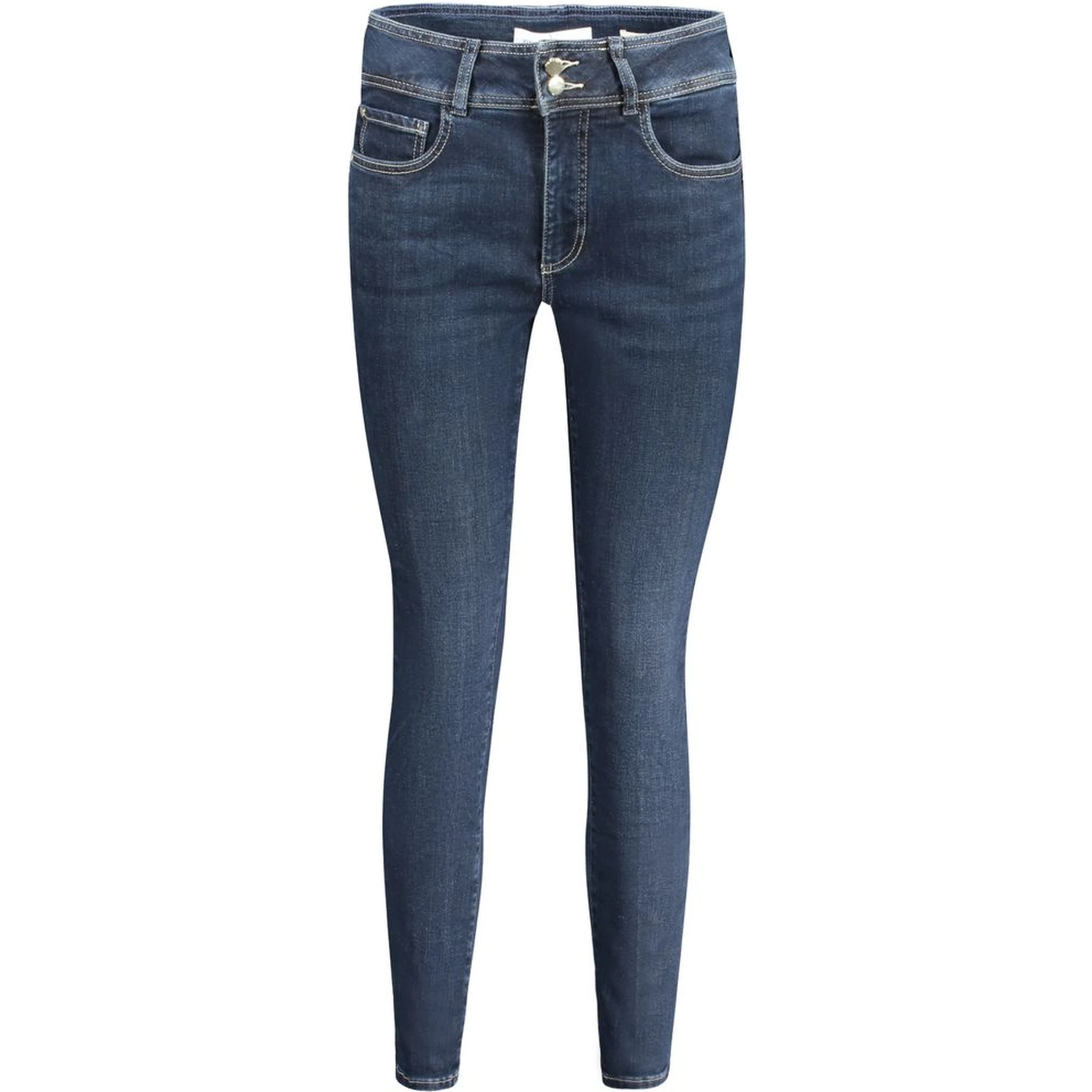 Blue Cotton Women Skinny Jean
