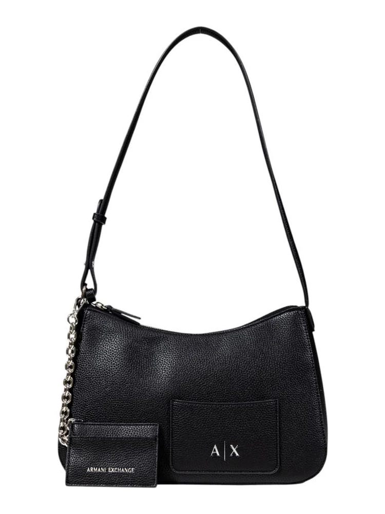 Black Polyester Handbag