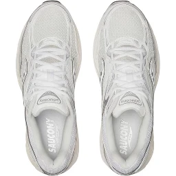Silver Synthetic Athletic Sneakers